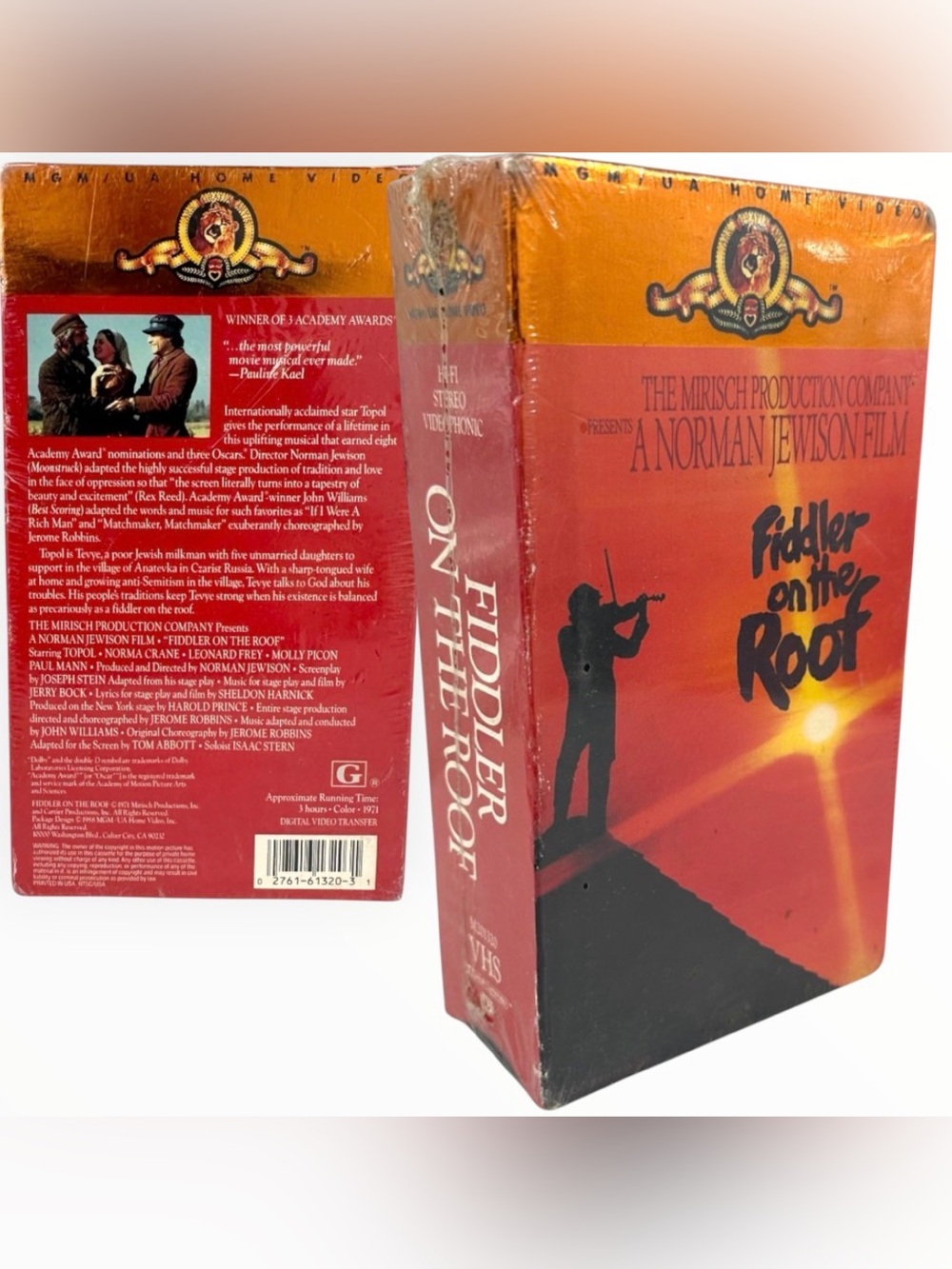 Vintage Sealed Fiddler On The Roof VHS MGM UA Home Video 1988